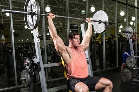 Overhead Barbell Press Details Proper Fitness Site About Healthy
