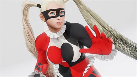 Street Fighter V R Mika Harley Quinn Outfit Mod Youtube