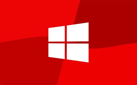 Descargar Fondos De Pantalla 4k Windows 10 Rojo Logotipo Logotipo De