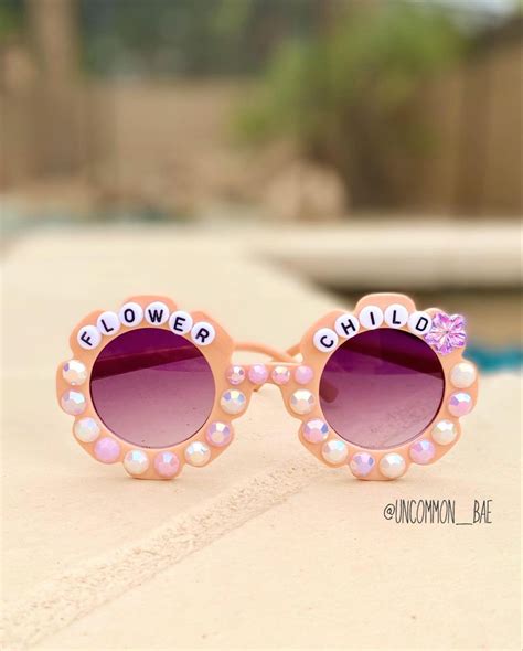 Custom Toddler Girl Kids Sunglasses Personalized Bedazzled Etsy