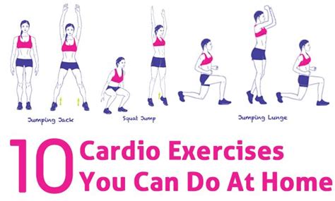Top 10 Cardio Exercises You Can Do At Home