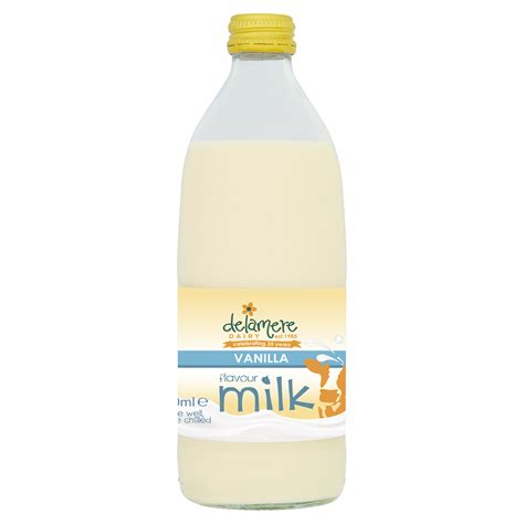 Vanilla Flavour Milk 500ml Delamere Dairy