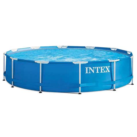 Buy Intex Round Tubular Metal Frame Above Ground Swimming Pool Outdoor