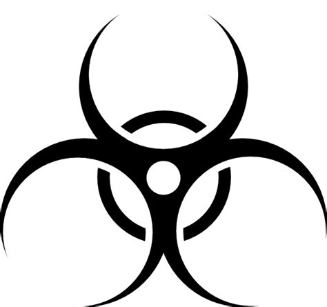 Free Biohazard Symbol Clip Art Library