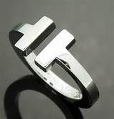 Pictures of Tiffany T Square Ring In Sterling Silver