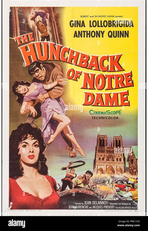 Gina Lollobrigida Der Glöckner Von Notre Dame Allied Artists 1957
