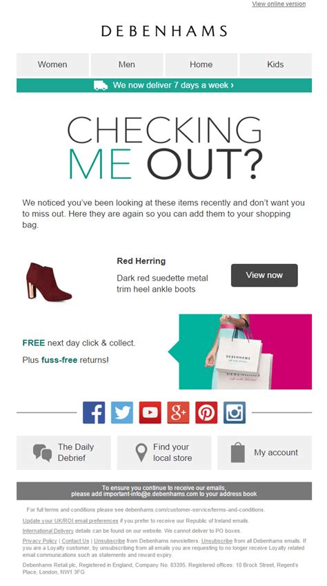 A Guide To The Perfect Browse Abandonment Email 7 Examples Email