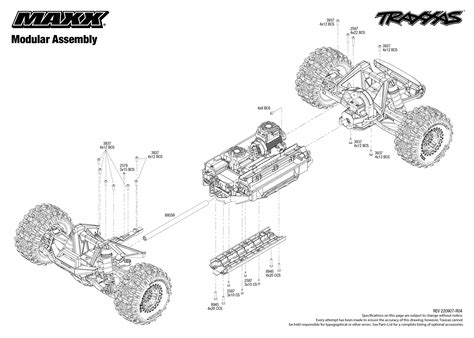 Exploded View Traxxas Maxx 18 4wd Tqi Rtr Modular Assembly Astra