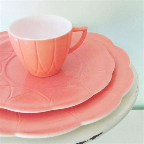 Hazel Atlas Pink Dinnerware Wow I Could Have Sworn I Had Play Plastic