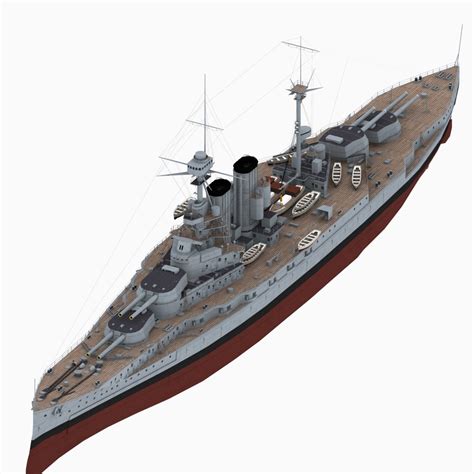 Battleship Queen Elizabeth Class 3D 1143370 TurboSquid