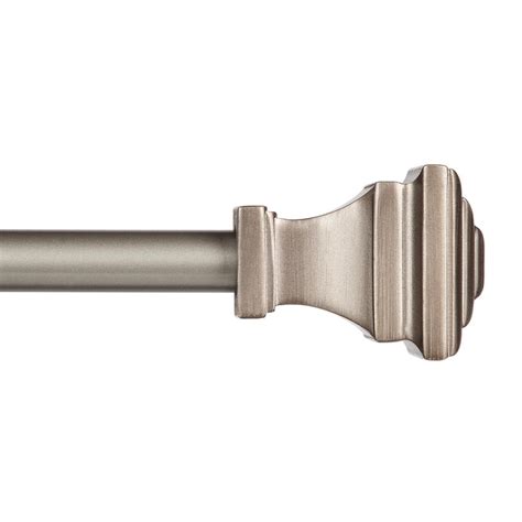 The optimum height for a curtain rod is 2 to 3 inches above the frame. Kenney Milton Fast Fit Easy Install Curtain Rod 5/8 in ...