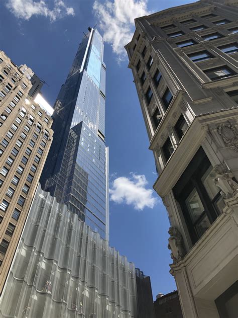 Central Park Tower's Construction Crane Begins Disassembly Above Billionaires' Row - New York YIMBY
