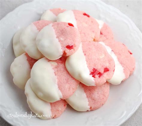 Stir in the chopped cherries. White chocolate cherry shortbread cookies