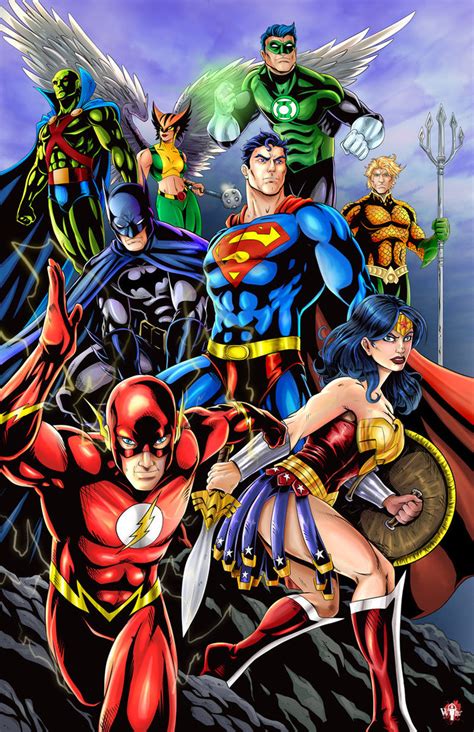 Dc Justice League By Wil Woods On Deviantart