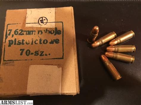Armslist For Sale 762x25 Tokarev Surplus Ammunition