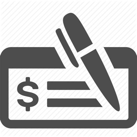 Check Finance Money Paying Payment Pen Icon Png Transparent