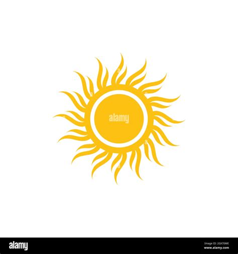 Sun Vector Illustration Icon Stock Vector Image And Art Alamy
