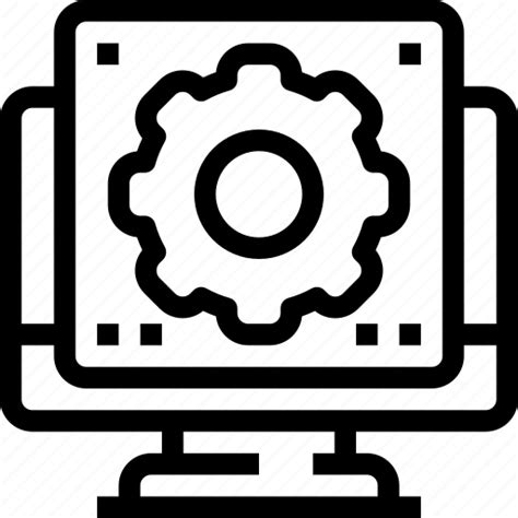Coding Computer Development Gear Process Setting Icon Download