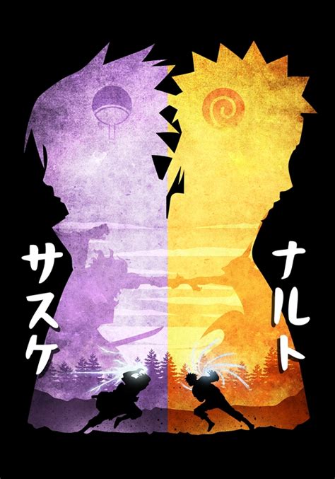 Naruto Vs Sasuke Posters And Prints By Saufa Haqqi Printler