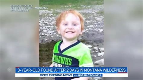 Missing 3 Year Old Boy Found Alive Montana Boy Temperature A