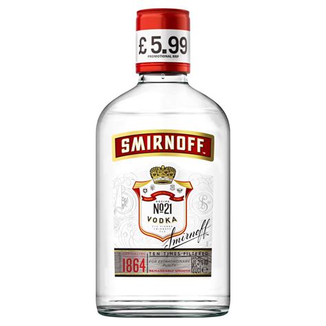 Smirnoff No 21 Vodka 20cl PMP 5 99 Bottle BB Foodservice