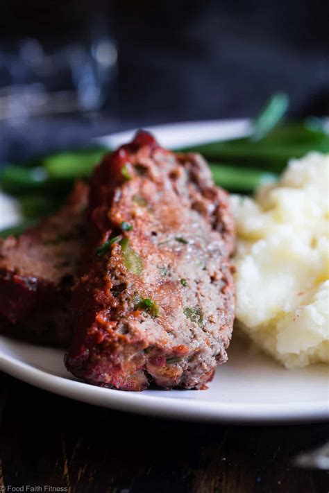 Easy Low Carb Paleo Meatloaf Food Faith Fitness
