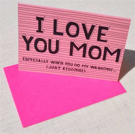 I Love You Mom Card By Venerate
