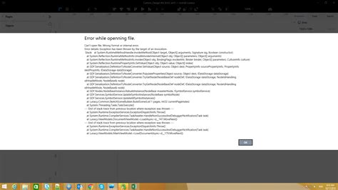 Bug Error While Opening File Open 5 By Sergey Files Projects