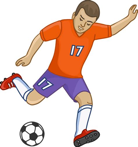 Football Players Soccer Players Cartoon