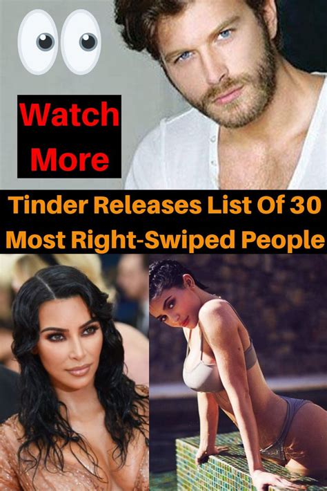 Tinder Releases List Of 30 Most Right Swiped People 22 Words Funny