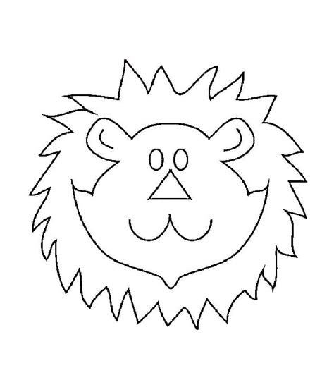 Lion Face Coloring Pages Free Printable Coloring Pages For Kids