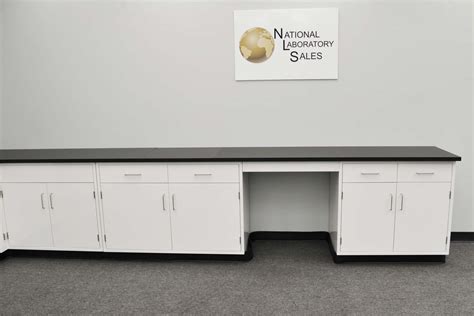 22′ X 15′ Fisher American Base Laboratory Cabinets With Desks