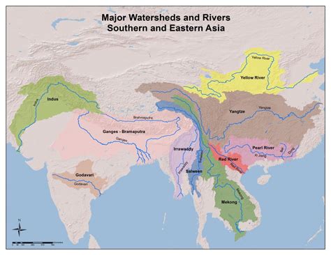 south asia map with rivers world map