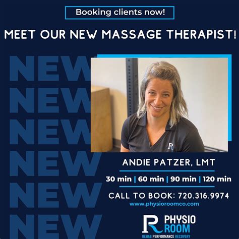 Physio Room Meet Our New Massage Therapist Andie 👋