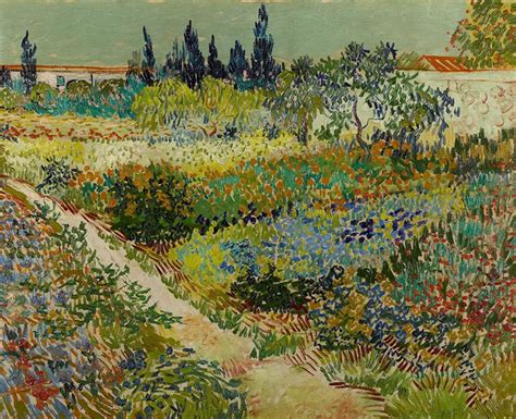 Vincent Van Gogh The Garden At Arles France French Amazing Etsy Van Gogh Gogh Vintage Art