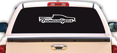 Tamaulipas Decal Troka Silhouette Letters Decal Car Window Etsy