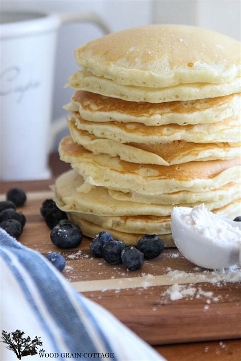 Perfect Fluffy Pancakes The Wood Grain Cottage