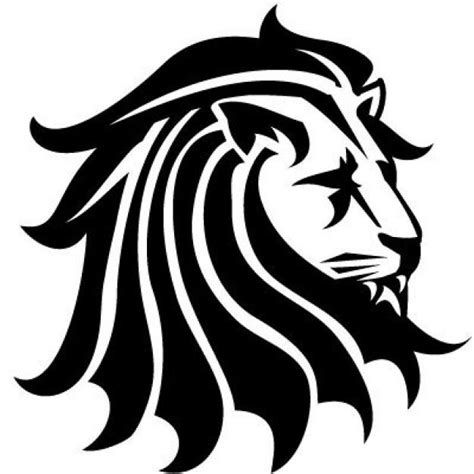 Lion Stencil Stencils Pinterest Stenciling And Lions