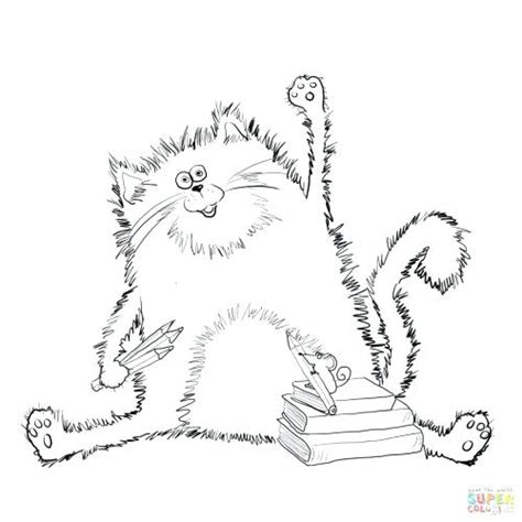 Calico Cat Coloring Page at GetColorings.com | Free printable colorings