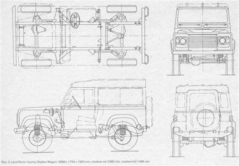 Land Rover Defender 90 Blueprint Download Free Blueprint For 3d Modeling