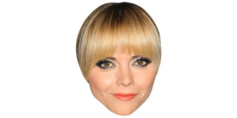 Christina Ricci Make Up Celebrity Mask Celebrity Cutouts