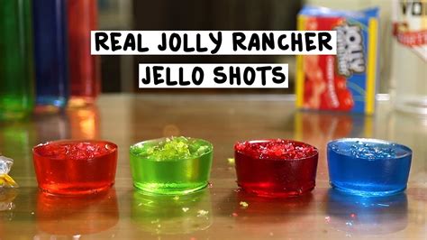 It's so quick and easy. Real Jolly Rancher Jello Shots - YouTube