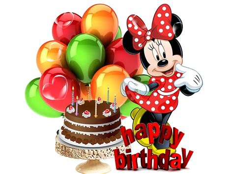 Mickey And Minnie Mouse Birthday Wallpaper