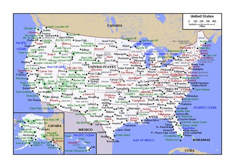 Political Map Of The United States Usa Maps Of The Usa Maps