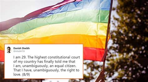 ‘today Supreme Court Has Told Me That I Unambiguously Have The Right To Love’ Prominent Queer