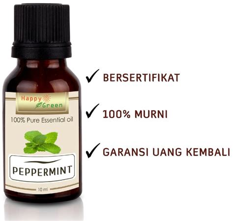 Jual Peppermint Essential Oil 10 ML Minyak Mint 100 ASLI Jakarta
