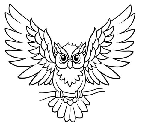 Cool Owl Coloring Page Download Print Or Color Online For Free