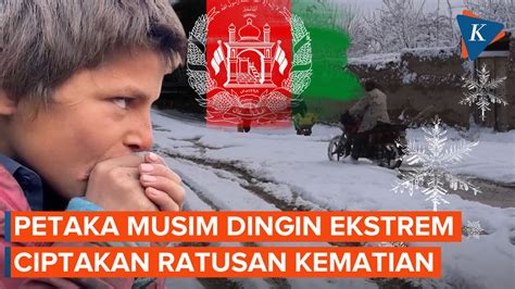 Warga Afghanistan Hadapi Musim Dingin Ekstrem Di Tengah Krisis