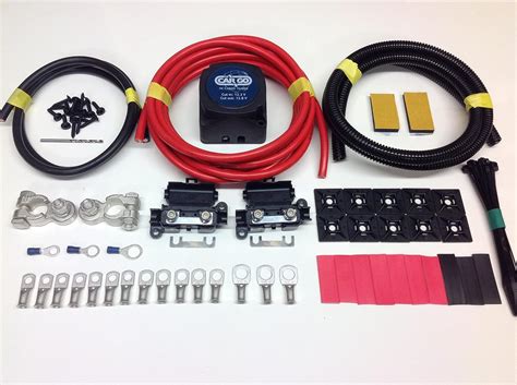 5mtr Split Charge Relay Kit With Hc Cargo 12v 140amp Voltage Sense