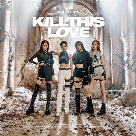 Blackpink Kill This Love Album Cover Black Version Blackpink 블랙핑크 2e